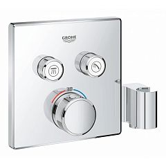 Внешняя часть для термостата Grohe Grohtherm SmartControl 29125000 для ванны и душа хром