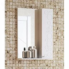 Зеркало-шкаф Corozo Орфей 50 белый глянец