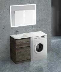 Тумба с раковиной BelBagno Moderno Kraft LVD 580/1200 L под стиральную машину Pino Pasadena