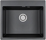 Кухонная мойка Paulmark Kante PM106052-BL 60*52 черная Кухонная мойка Paulmark Kante PM106052-BL 60*52 черная