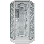 Душевая кабина Niagara Luxe NG-7702DW 100х100х210 L/R стенки белые Душевая кабина Niagara Luxe NG-7702DW 100х100х210 L/R стенки белые