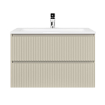 Тумба под раковину Raval Coste 80 подвесная светло-коричневая