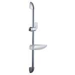 Душевая штанга Haiba HB8001 хром с мыльницей Душевая штанга Haiba HB8001 хром с мыльницей