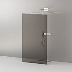 Душевая перегородка Cezares LIBERTA-L-2-120-120-GR-Cr Walk-in 120*120*195 L/R с возможностью двустороннего входа, стекло графит, профиль хром без поддона Душевая перегородка Cezares LIBERTA-L-2-120-120-GR-Cr Walk-in 120*120*195 L/R с возможностью двустороннего входа, стекло графит, профиль хром без поддона