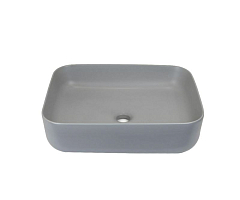 Накладная раковина Bronze DE Luxe Scandi 6127-GM 50*39 серая матовая Накладная раковина Bronze DE Luxe Scandi 6127-GM 50*39 серая матовая