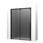 Душевая дверь в нишу Ambassador Intense 110022205IBB 160*200 L/R черная матовая без поддона Душевая дверь в нишу Ambassador Intense 110022205IBB 160*200 L/R черная матовая без поддона