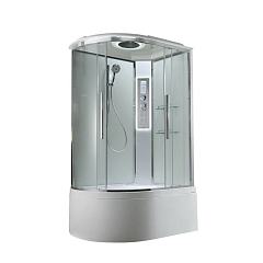 Душевая кабина AvaCan EM5812 120х80х220 R прозрачная с LED-подсветкой и гидромассажем