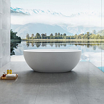 Ванна из искусственного камня Vincea Solid Surface 170*75 белый матовый Ванна из искусственного камня Vincea Solid Surface 170*75 белый матовый