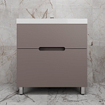 Тумба под раковину Style Line Матис 80 напольная тауп темный