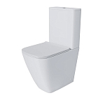 Унитаз-компакт Grossman Style GR-4472S 36,5*62 с высокой чашей, безободковый с крышкой-сиденьем микролифт Slim Унитаз-компакт Grossman Style GR-4472S 36,5*62 с высокой чашей, безободковый с крышкой-сиденьем микролифт Slim