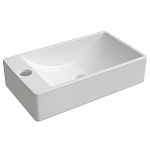 Раковина Aqueduto Pequeno 38*22 L белый глянец