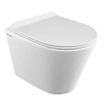 Подвесной унитаз Iddis Calipso CALRDSEi25 36*52 безободковый с крышкой-сиденьем микролиф Slim Подвесной унитаз Iddis Calipso CALRDSEi25 36*52 безободковый с крышкой-сиденьем микролиф Slim