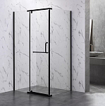 Душевой уголок Veconi Rovigo RV-19B 120*90*200 профиль черный матовый без поддона Душевой уголок Veconi Rovigo RV-19B 120*90*200 профиль черный матовый без поддона