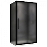 Душевой уголок ABBER Schwarzer Diamant AG30150BMH-S100BM 150*100*195 L/R без поддона