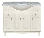 Тумба с раковиной Misty Шармель 105 светло-бежевая