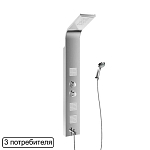 Душевая панель Excellent More Termo с термостатом и изливом Душевая панель Excellent More Termo с термостатом и изливом