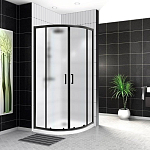 Душевой уголок BelBagno UNO-195-R-2-90-P-NERO 90*90*195 без поддона Душевой уголок BelBagno UNO-195-R-2-90-P-NERO 90*90*195 без поддона