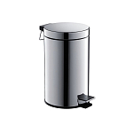 Корзина для мусора с педалью, 8л Aquatek AQ4992CR, полир. хром