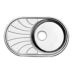Кухонная мойка Iddis Suno S SUN77SDi77 77*48 нерж. сталь, шелк Кухонная мойка Iddis Suno S SUN77SDi77 77*48 нерж. сталь, шелк