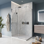 Душевой уголок BelBagno Marino MARINO-AH-1-110/90-C-Cr 110*90*195 без поддона Душевой уголок BelBagno Marino MARINO-AH-1-110/90-C-Cr 110*90*195 без поддона