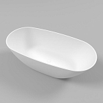 Ванна из искусственного камня Whitecross Onyx D 160x75 белая матовая Ванна из искусственного камня Whitecross Onyx D 160x75 белая матовая