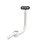 Слив-перелив для ванны Excellent ARIN.FLOW.WH щелевой белый глянец click-clack