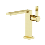 Смеситель Sancos Linn SC9019BG для раковины брашированное золото Смеситель Sancos Linn SC9019BG для раковины брашированное золото