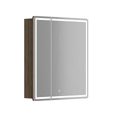 Зеркало-шкаф Sancos Mirror 69*74 с Led подсветкой дуб чарльстон Зеркало-шкаф Sancos Mirror 69*74 с Led подсветкой дуб чарльстон