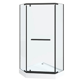 Ceruttispa Душевое ограждение Chika ZP101B 100*100*210 L/R (с поддоном)