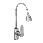 Смеситель Avrora Kitchen AV9001 для кухни с гибким изливом хром Смеситель Avrora Kitchen AV9001 для кухни с гибким изливом хром