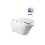 Подвесной унитаз Vincea Edge-M 36,5*55,5 безободковый с крышкой-сиденьем микролифт Slim Подвесной унитаз Vincea Edge-M 36,5*55,5 безободковый с крышкой-сиденьем микролифт Slim