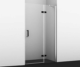 Душевая дверь в нишу WasserKRAFT Aller 10H05RBLACK 120*200 R без поддона