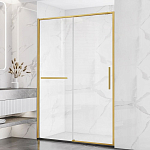 Душевая дверь в нишу Vincea Slim Soft 120*200 с доводчиком профиль брашированное золото L/R (без поддона) Душевая дверь в нишу Vincea Slim Soft 120*200 с доводчиком профиль брашированное золото L/R (без поддона)