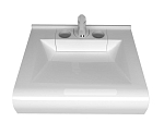 Раковина Stella Polar Корини 60*50,5 с 2 подстаканниками для установки над стиральной машиной Раковина Stella Polar Корини 60*50,5 с 2 подстаканниками для установки над стиральной машиной
