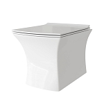 Подвесной унитаз Grossman GR-4461S 35*51 безободковый с крышкой-сиденьем микролифт Slim Подвесной унитаз Grossman GR-4461S 35*51 безободковый с крышкой-сиденьем микролифт Slim