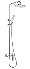 Душевая стойка Boheme Venturo 378 с изливом хром
