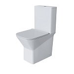 Унитаз-компакт Grossman Cristal GR-4471S 35,5*60 безободковый с крышкой-сиденьем микролифт Slim Унитаз-компакт Grossman Cristal GR-4471S 35,5*60 безободковый с крышкой-сиденьем микролифт Slim