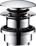 Донный клапан Hansgrohe 50100000 с переливом хром Донный клапан Hansgrohe 50100000 с переливом хром