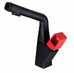 Смеситель Lemark Soul LM6008BR для кухни с выдвижным изливом черный/красный Смеситель Lemark Soul LM6008BR для кухни с выдвижным изливом черный/красный