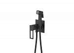 Гигиенический душ со смесителем BelBagno Luce LUC-HGN-NERO скрытый монтаж черный матовый Гигиенический душ со смесителем BelBagno Luce LUC-HGN-NERO скрытый монтаж черный матовый