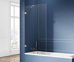 Душевая шторка на ванну New Trendy Avexa Gold Brushed EXK-2008 90*150 L/R Душевая шторка на ванну New Trendy Avexa Gold Brushed EXK-2008 90*150 L/R