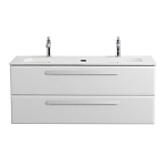 Тумба с раковиной Cezares Eco-Cer 120 Bianco Opaco (раковина CZR-8073-120-1-2)