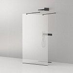 Душевая перегородка Cezares LIBERTA-L-2-130-C-NERO Walk-in 130*195 L/R с возможностью двустороннего входа, стекло прозрачное, профиль черный без поддона Душевая перегородка Cezares LIBERTA-L-2-130-C-NERO Walk-in 130*195 L/R с возможностью двустороннего входа, стекло прозрачное, профиль черный без поддона