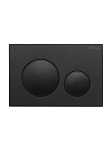 Клавиша смыва BelBagno BB-17C-NERO.M черная матовая