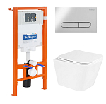 Комплект инсталляции 4в1 BelBagno (унитаз с сиденьем Due BB3103CHR/SC + система инсталляции BB002-80 с кнопкой смыва BB005-PR-CHROME) Комплект инсталляции 4в1 BelBagno (унитаз с сиденьем Due BB3103CHR/SC + система инсталляции BB002-80 с кнопкой смыва BB005-PR-CHROME)