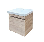 Тумба с раковиной Comforty Тромсе 60 дуб сонома (раковина Fest 60)