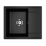 Кухонная мойка Uperwood ECON UPD-201 57,5х49,5 черная матовая